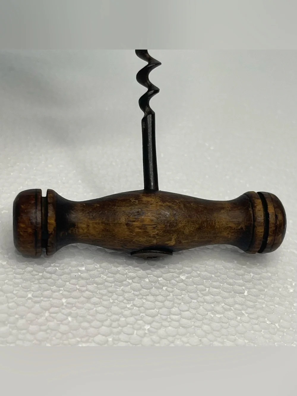 Wood Handle Corkscrew - Brown & Black
